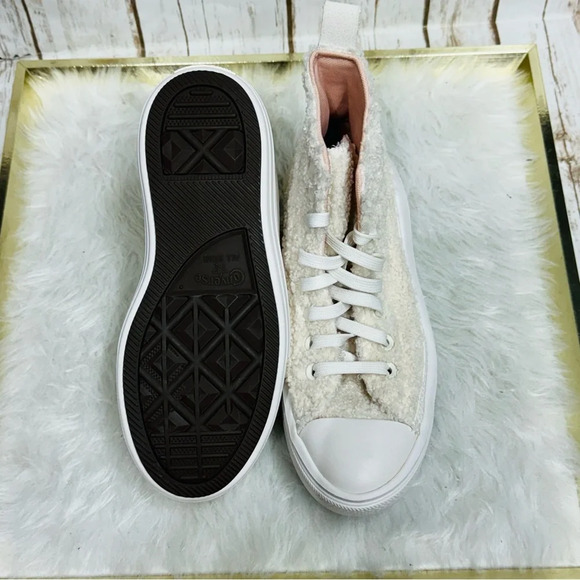 Converse Sherpa Chuck Taylor All Star Move High Perfect Is Not Perfect Platform - Picture 10 of 12